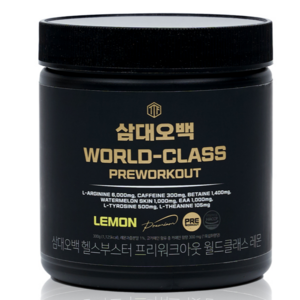 삼대오백 헬스부스터 프리워크아웃 월드클래스 레몬, 300g, 1개