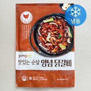 곰곰 맛있는 순살 양념 닭갈비 (냉동), 800g, 1개