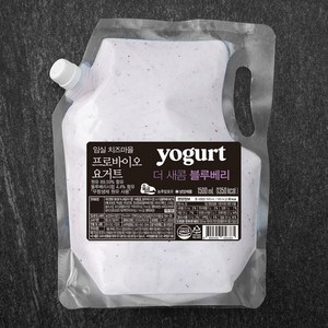 임실치즈마을 요거트 더 새콤 블루베리, 1.5L, 1개입, 1개
