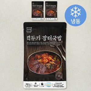 담뿍 깍두기 장터국밥 (냉동), 550g, 3개