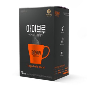 아이브루 예가체프 블렌드 원두커피믹스, 1g, 70개입, 1개