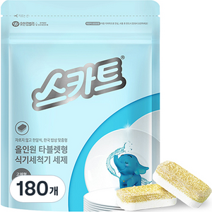 스카트 식기세척기 세제, 600g, 3개