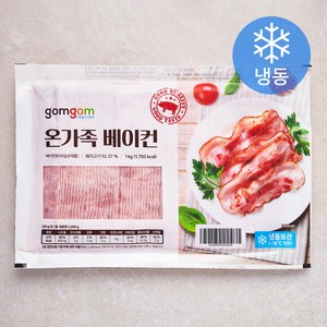 곰곰 온가족 베이컨 (냉동), 1kg, 1개