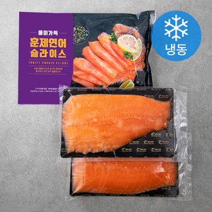풍미가득 훈제연어 슬라이스 (냉동)
