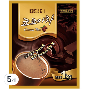 담터 코코아차 분말, 1kg, 1개입, 5개