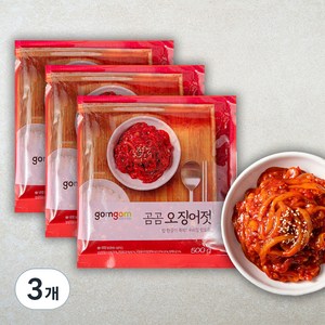 곰곰 오징어젓, 500g, 3개