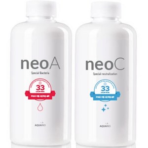 아쿠아리오 수질개선제 Neo A 500ml + C 500ml 세트, 1세트