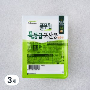 풀무원 특등급 국산콩 연두부, 250g, 3개