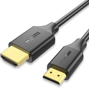 코드웨이 Mini HDMI to HDMI 2.0 케이블, 1개, 3m