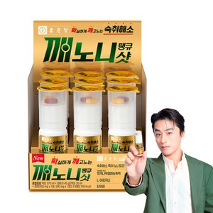 종근당 깨노니 땡큐샷 숙취해소제, 9개, 30ml