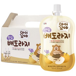 아이꼬야 안심 배도라지 유아음료 100ml 20p, 2000ml, 1개