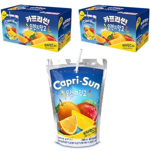 농심 카프리썬 오렌지망고, 200ml, 20개