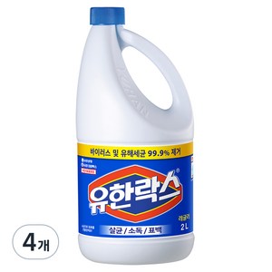 유한락스 레귤러 3.3L, 2L, 4개