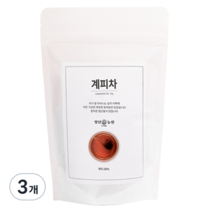 청년농원 저온가공 계피차 삼각티백, 1g, 50개입, 3개