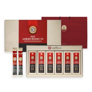풍년보감 6년근 고려홍삼정 에브리데이 100 홍삼스틱 60포 선물세트 + 쇼핑백, 900g, 60개 (1세트)