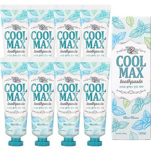 크리오 쿨맥스 민트향 잇몸케어 치약, 8개, 100g