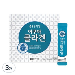 종근당건강 아쿠아 콜라겐, 120g, 3개