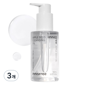 이니스프리 애플 씨드 클렌징 오일, 150ml, 3개