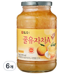 담터 꿀유자차A, 1kg, 1개입, 6개