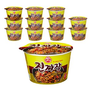 오뚜기 진짜장 컵라면, 115g, 12개