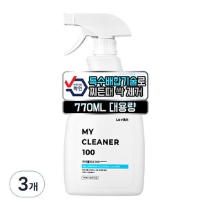 라비킷 마이클리너100 다목적세정제, 770ml, 3개