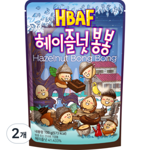 바프 헤이즐넛 봉봉, 100g, 2개