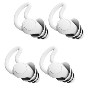 공감피크 실리콘 인이어 귀마개 화이트 + 케이스, 2개, 1쌍