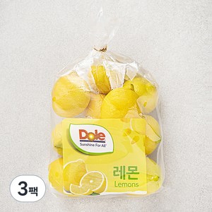 돌 호주산 레몬, 3팩, 1kg