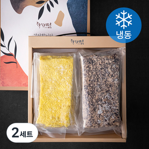 착한떡 콩시루떡 600g + 팥시루떡 600g (냉동), 2세트