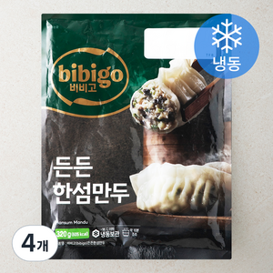 비비고 든든한 섬만두 (냉동), 320g, 4개