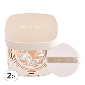 포니이펙트 프라임 프로텍트 아쿠아 에센스 팩트 14.5g, 베이지, 2개