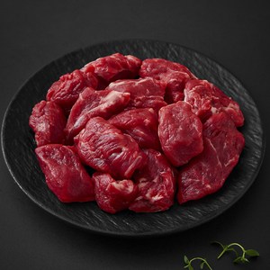 호주산 청정우 채끝 찹스테이크용 (냉장), 1개, 250g