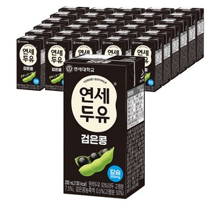 연세두유 검은콩, 200ml, 48개