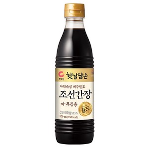 대상 청정원 조선간장, 500ml, 1개