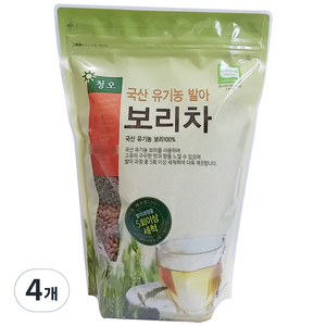 청오건강 유기농 발아 보리차, 500g, 1개입, 4개