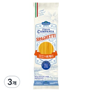 폰타나 이탈리아 캄파니아 스파게티, 500g, 3개