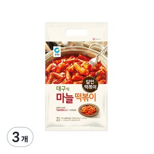 청정원 마늘 떡볶이, 380g, 3개