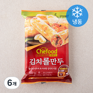 Chefood 김치 롤만두 (냉동), 180g, 6개