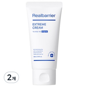 리얼베리어 익스트림 크림 튜브, 80ml, 2개