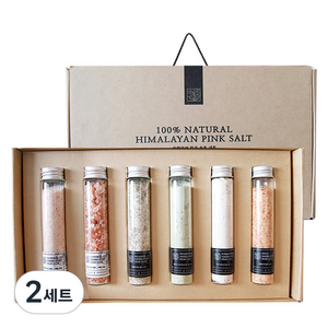 쌩스네이처 히말라야 핑크솔트 바이알 6종 선물세트 32.7 x 20 cm, 2세트