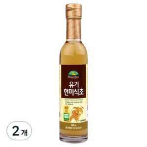 오가닉스토리 유기 현미식초, 300ml, 2개