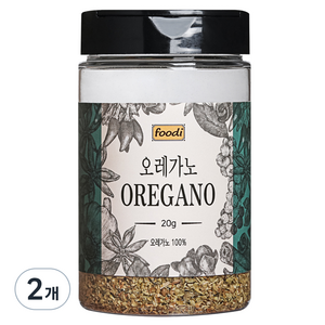 Foodi 오레가노, 20g, 2개