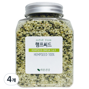 바른건강 햄프씨드, 200g, 4개