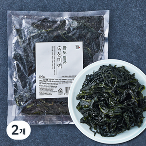 주일 완도명품 숙성미역, 300g, 2개