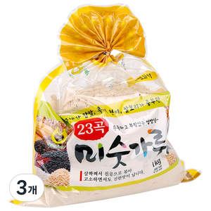 오양식품 23곡 미숫가루, 1kg, 3개