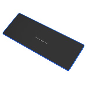 요이치 게이밍 마우스 장패드 800 x 300 x 5 mm, 블랙 + 블루, 1개