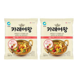 카레여왕 애플 & 허니, 108g, 2개