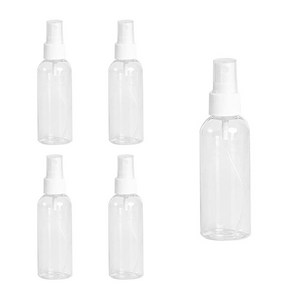 소분용 스프레이 공병 100ml, 흰색(캡), 5개