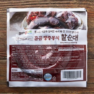 곰곰 장충동식 찰순대, 500g, 1개