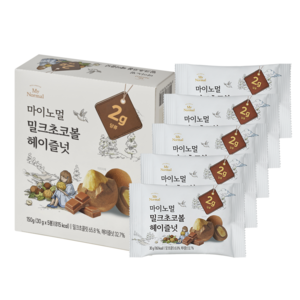 마이노멀 알룰로스 밀크 헤이즐넛 초코볼 5p, 150g, 1개